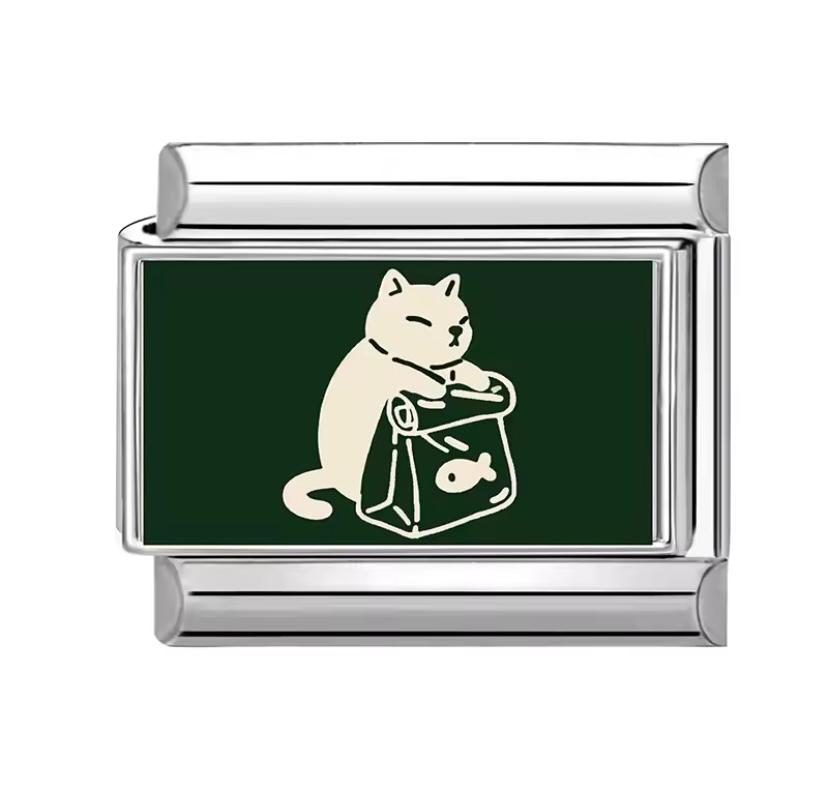 Charm the Green cat