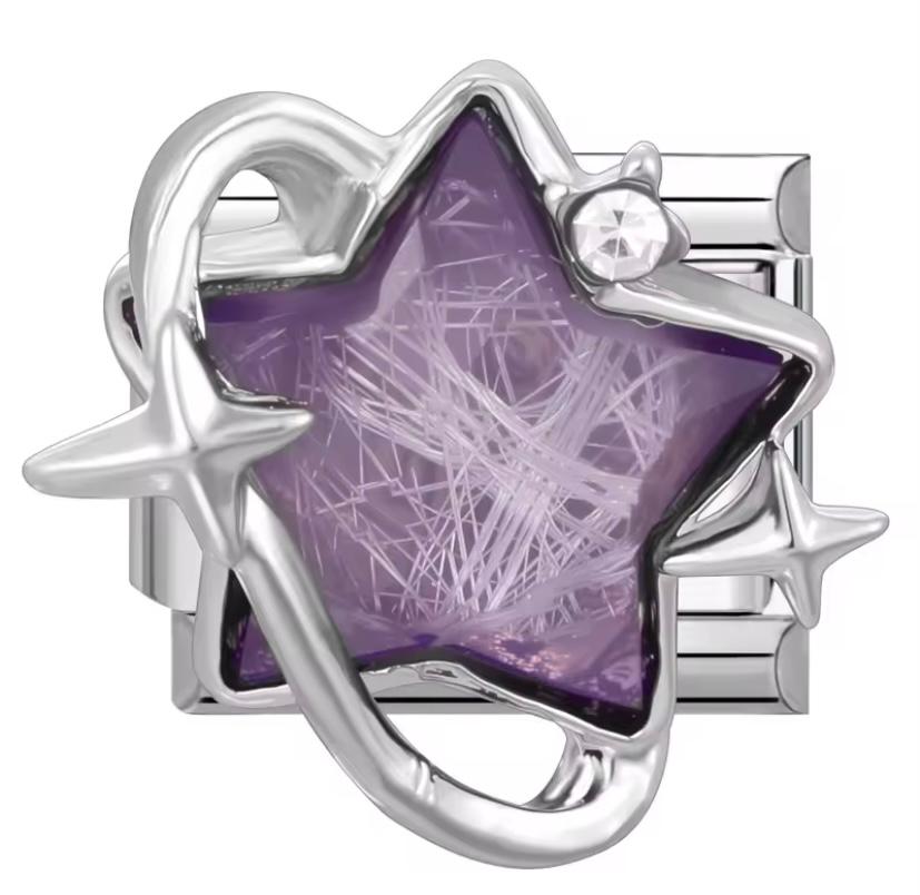 Charm Purple Stars