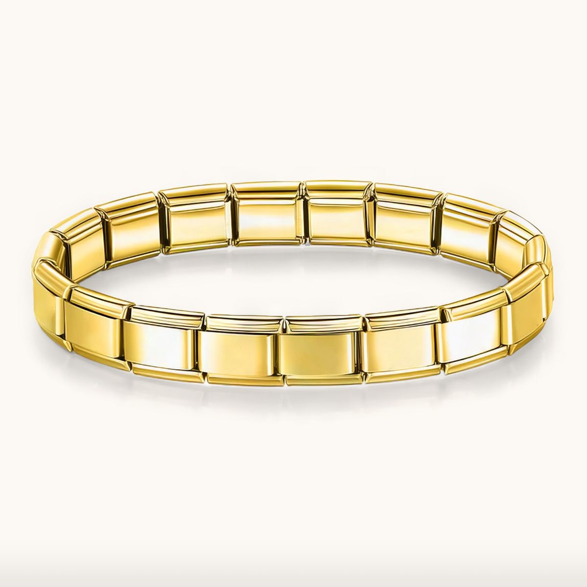 Golden Italian Charm Bracelet
